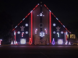 Christmas Light Show With Music