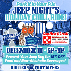 Jeep Night at Fort Myers Hooters