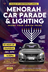 Menorah Car Parade
