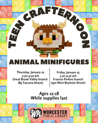Teen Crafternoon: Build an Animal Minifigure