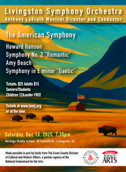 Livingston Symphony Orchestra: "The American Symphony"