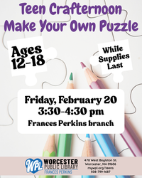 Teen Crafternoon - Make Your Own Puzzle
