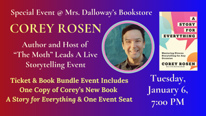 Author COREY ROSEN Leads An Evening Of Live Storytelling & Interactive Inspiration
