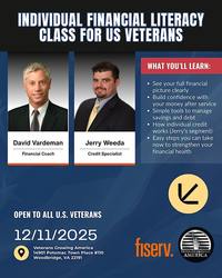 Individual Financial Literacy Class for US Veterans