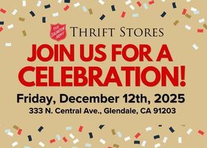 Glendale Thrift Store Celebration - Finds, Fun & Freebies