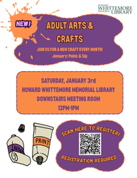 Adult Arts & Crafts: Paint and Sip