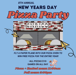 New Year's Day Pizza Party
