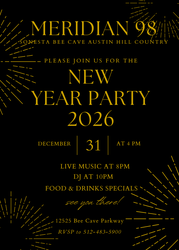 Meridian 98 Rooftop Restaurant & Bar | New Year's Eve Party