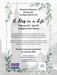 In Recognition of BookFest, Bristol Art Museum and Rogers Free Library Announce Open Call for Art: A