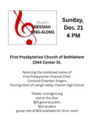 Christmas Joy Concert: Handel’s Sing-Along Messiah