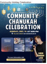 25th Annual Community Chanukah Celebration