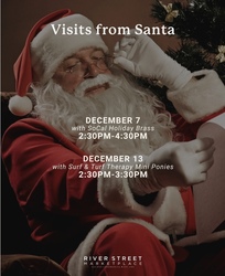 Visits From Santa at River Street Marketplace