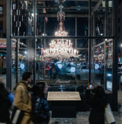 Lights on the Cobbles Returns To Meatpacking With Monumental Baccarat Chandelier