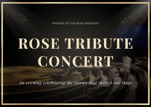 Rose Tribute Concert · Dec 30 at the Rose Center Theater in Westminster