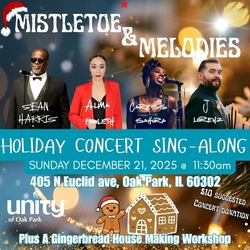 Mistletoe & Melodies Holiday Sing-Along Concert with Gingerbred House Decorating