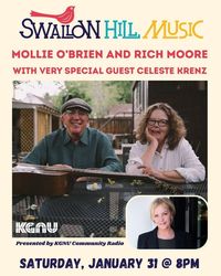 Mollie O’Brien and Rich Moore with very special guest Celeste Krenz presented by KGNU