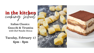 Italian Classics: Gnocchi & Tiramisu Cooking Class