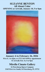 Suzanne Benton's All About Color Art Exhibit