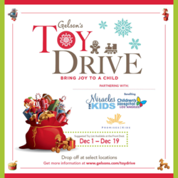 Spread Holiday Cheer with Gelson’s Annual Holiday Toy Drive