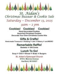 St. Aidan's Christmas Bazaar and Cookie Sale