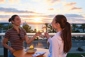 Extended Sunset Happy Hour & Holiday Boat Parade Views at Garibaldi