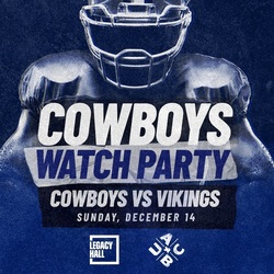 Cowboys vs Vikings Watch Party