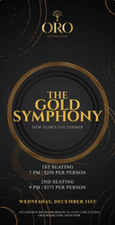 ORO Miami Presents: The Golf Symphony New Year's Eve Dinner