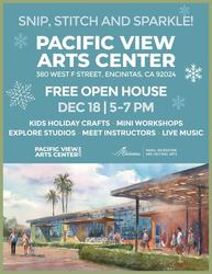 Free Open House at Pacific View Arts Center!