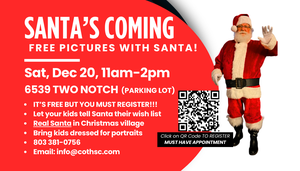Free pictures with Santa