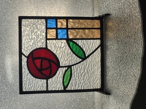 MAACM Charles Rennie Mackintosh Rose Glass Class
