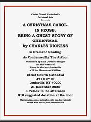 A CHRISTMAS CAROL, In Prose, being a Ghost Story of Christmas, by Charles Dickens