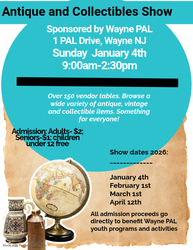 Wayne PAL Antique and Collectibles Show Fundraiser
