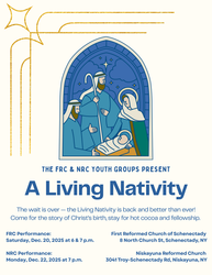 A Living Nativity at the First Reformed Church