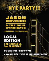 NYE Party w/ Jason Movrich & The Soul Syndicate