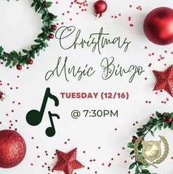Christmas Music Bingo
