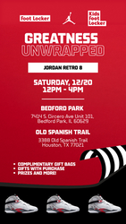 Foot Locker Gifts of Greatness - Greatness Unwrapped – Chicago, IL