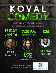 KOVAL Comedy - Benefitting Glessner House