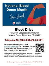 Blood Drive January 16 2026 Newtown