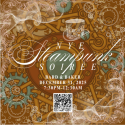 Steampunk Soirée New Years Eve Party at Bard & Baker in Troy
