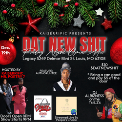 DAT NEWSHIT: FEATURING AUTHORUHTEE (Last Open Mic of 2025)