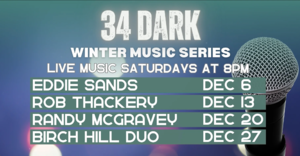 34 Dark Winter Music Series at 34 Park – Dec. 27