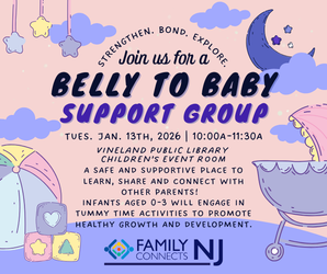 Belly to Baby Support Group with NJ Family Connects at the Vineland Public Library