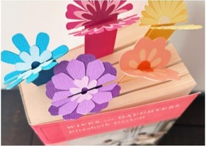 Paper Flower Bookmark Craft
