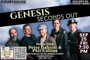 Genesis – Seconds Out 9/25/26 FRI 7:30pm