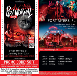 Paranormal Cirque II Fort Myers, FL