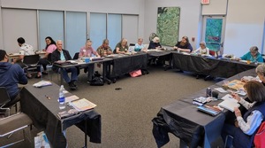 Farmers Branch Carrollton Art Association monthly meeting