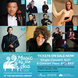 Music by the Sea – 2026 Season Tickets on Sale!