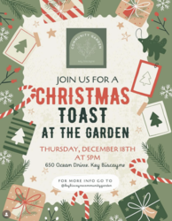 Christmas Toast at the Garden