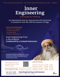 Inner Engineering in-person in Venice