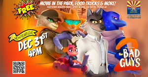 FREE NYE Movie in the Park, Food Trucks & More! Dec 31st
